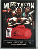 Mike Tyson Signed Everlast Boxing glove Memorabilia