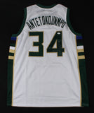 Giannis Antetokounmpo signed Bucks "The Greek Freak" Jersey