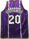 Damon Stoudamire signed and inscribed Jersey