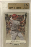 Mike Trout Panini Prizm Rookie Card RC Beckett 9.5 Mint  #50