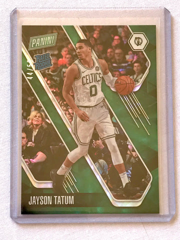 Jayson Tatum Panini rated rookie 44/50