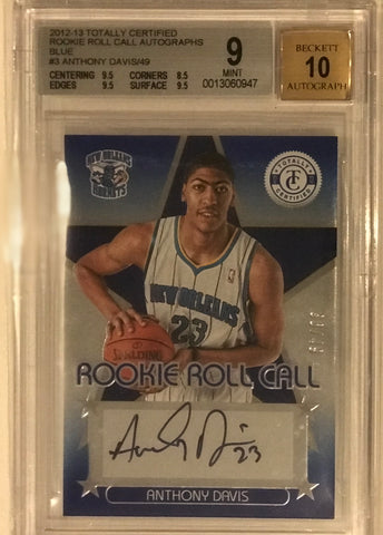 Anthony Davis Totally Certified RC AUTO /49
