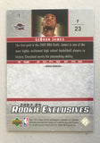 Lebron James Rookie Exclusives RC Upper Deck