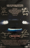 Cast signed and inscribed "Christine" 11x17” memorabilia