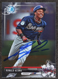 Ronald Acuna Jr. Signed 2018 RC Auto Chrome