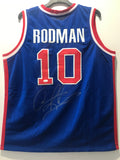 Dennis Rodman signed jersey-  Huge on jersey auto