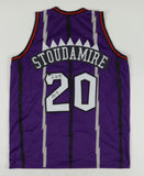 Damon Stoudamire signed and inscribed Jersey